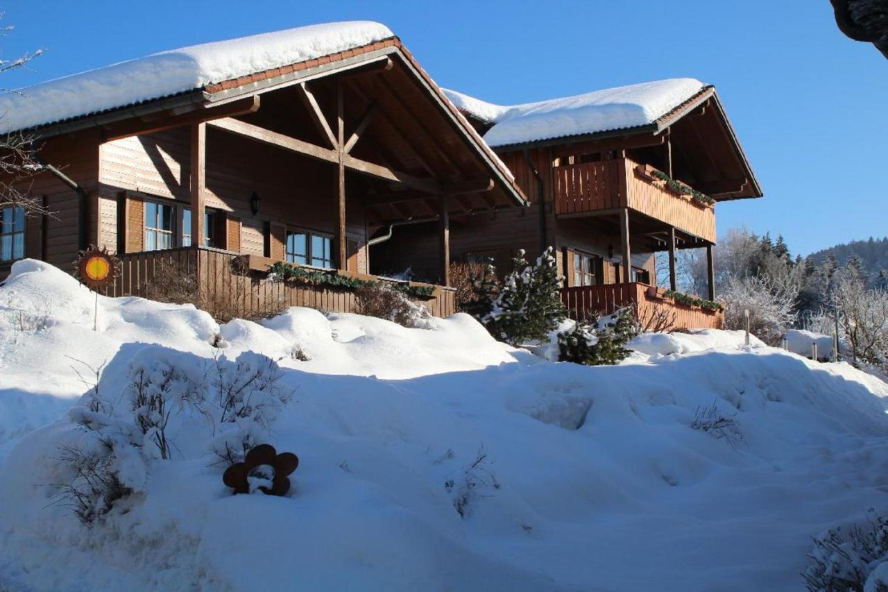 Ferienwohnungen Holzferienhaeuser Leithenwald Zwiesel Exterior foto